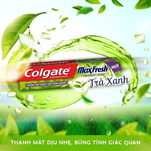 Colgate trà xanh – Chăm sóc toàn diện cho răng miệng, với hơi thở thơm mát lâu dài