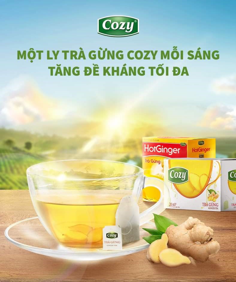 Cozy HotGinger - Trà gừng ấm nồng cho ngày dài sảng khoái