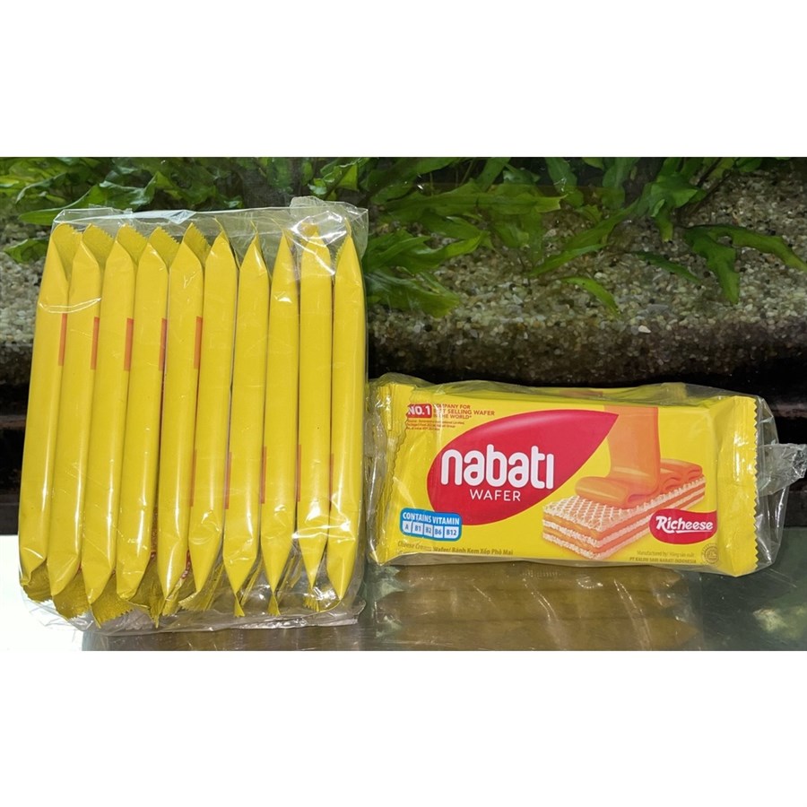 Bánh kem xốp Nabati pho mai bịch 10 gói 17g