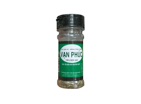 Hạt tiêu xay đen nguyên chất Vạn Phúc 25g
