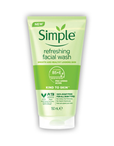 Sữa rửa mặt Simple 150ml