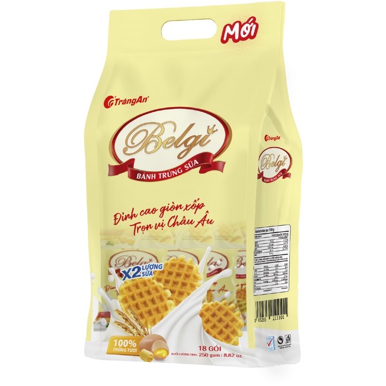 Bánh Belgi giòn xốp 18 gói 250g