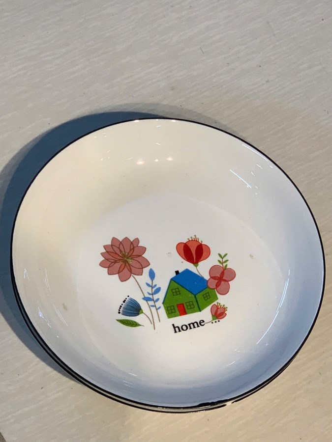 Đĩa sứ ngôi nhà hạnh phúc 7 inch