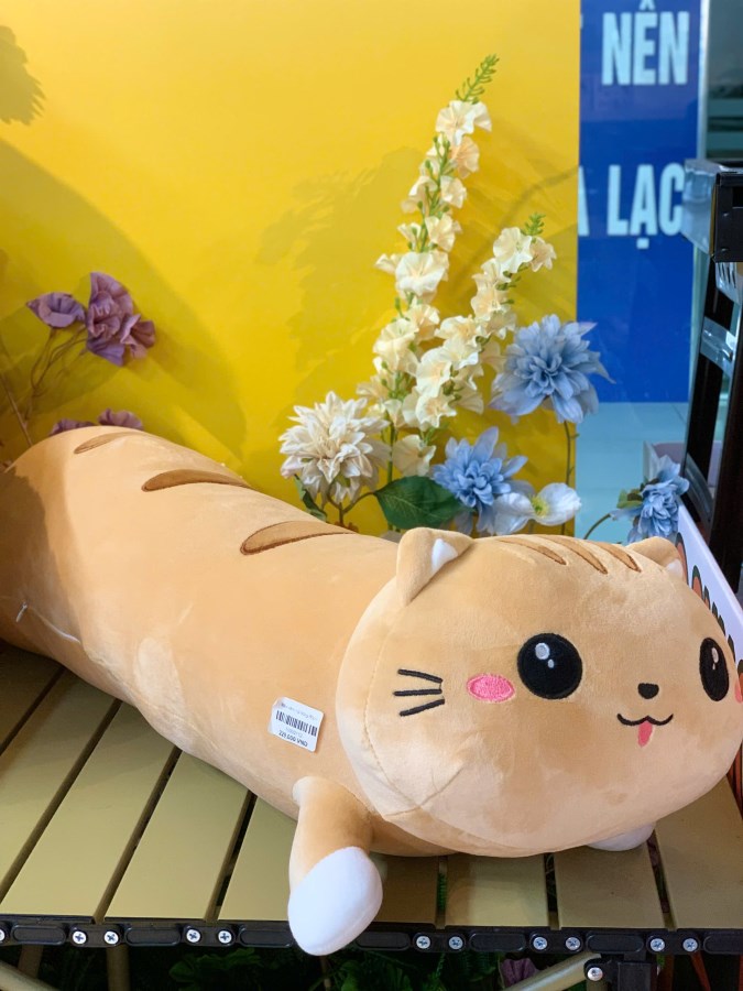 Mèo naemf má hồng 80cm 229