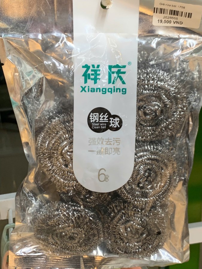 Miếng cọ nồi 6 miếng 