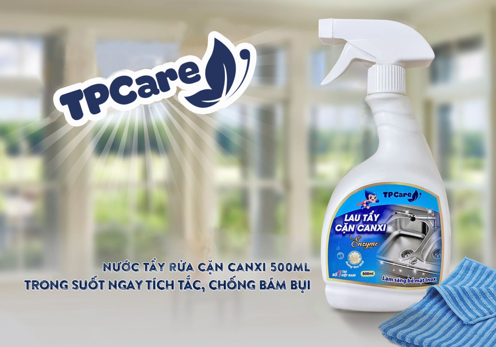 Bạn mơ có ngôi nhà sạch sẽ? Bắt đầu với bộ sản phẩm TPCare