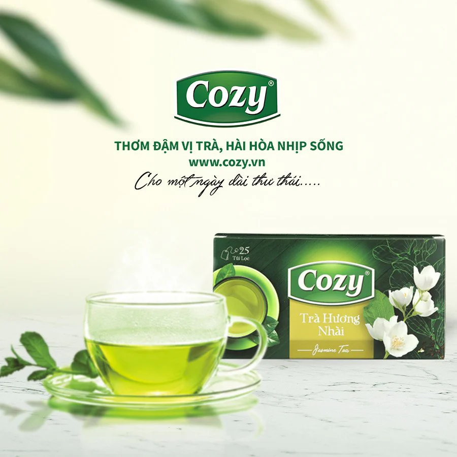 Trà túi lọc Cozy - hương vị tự nhiên, chất lượng tinh tế, trải nghiệm tuyệt vời