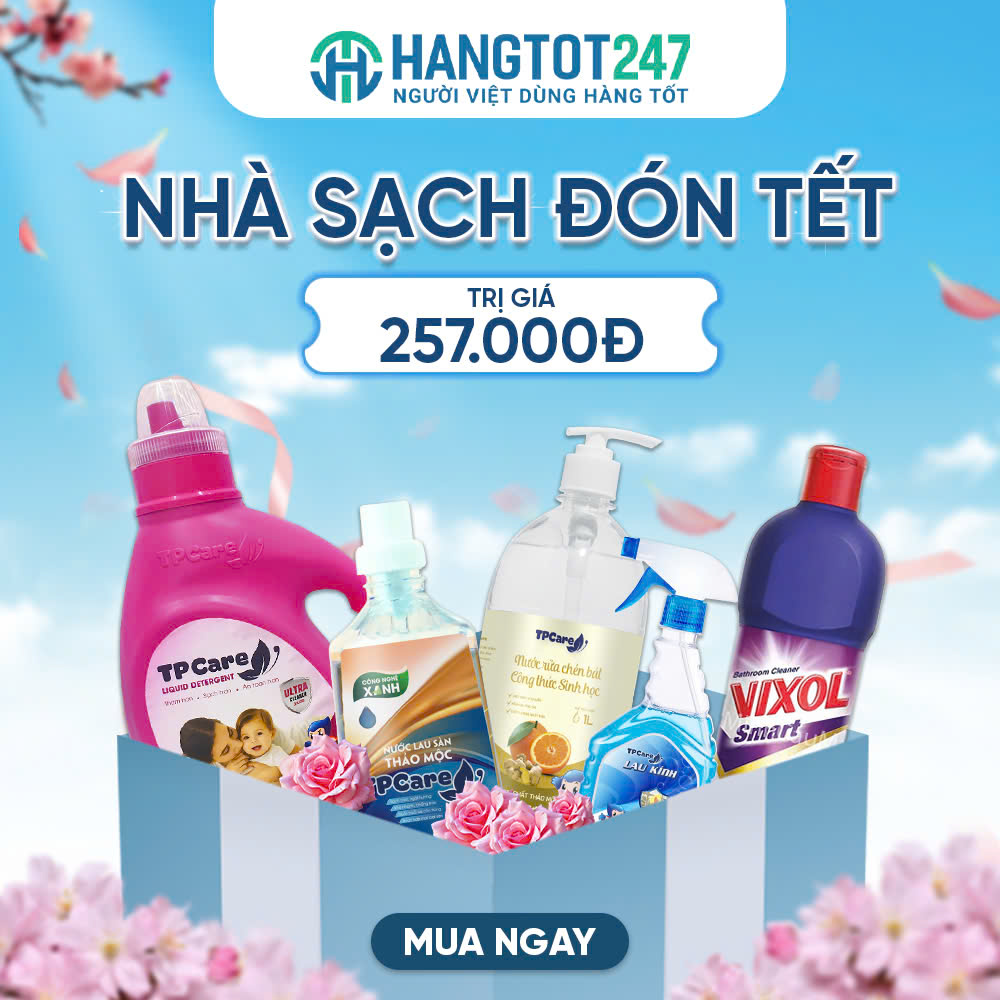 Nhà sạch đón tết cùng Hangtot247