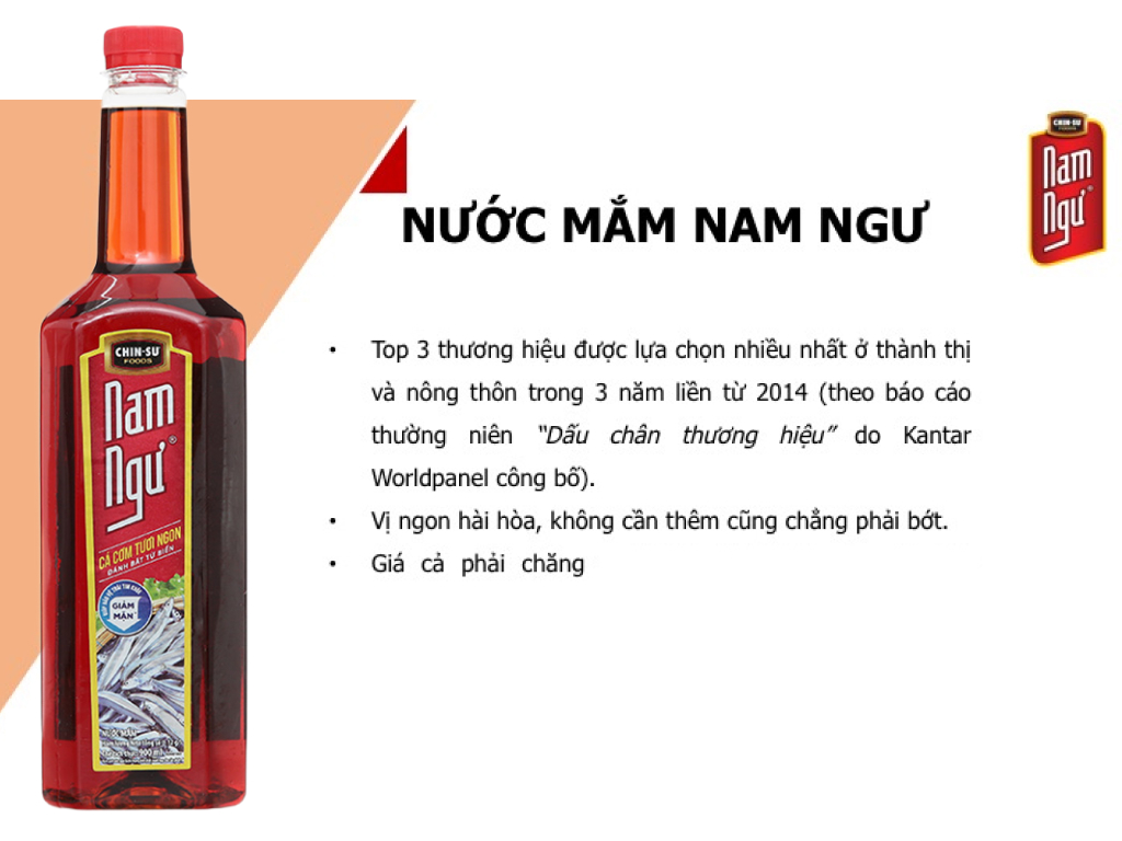Nước mắm nam ngư - Nước mắm vì sức khoẻ