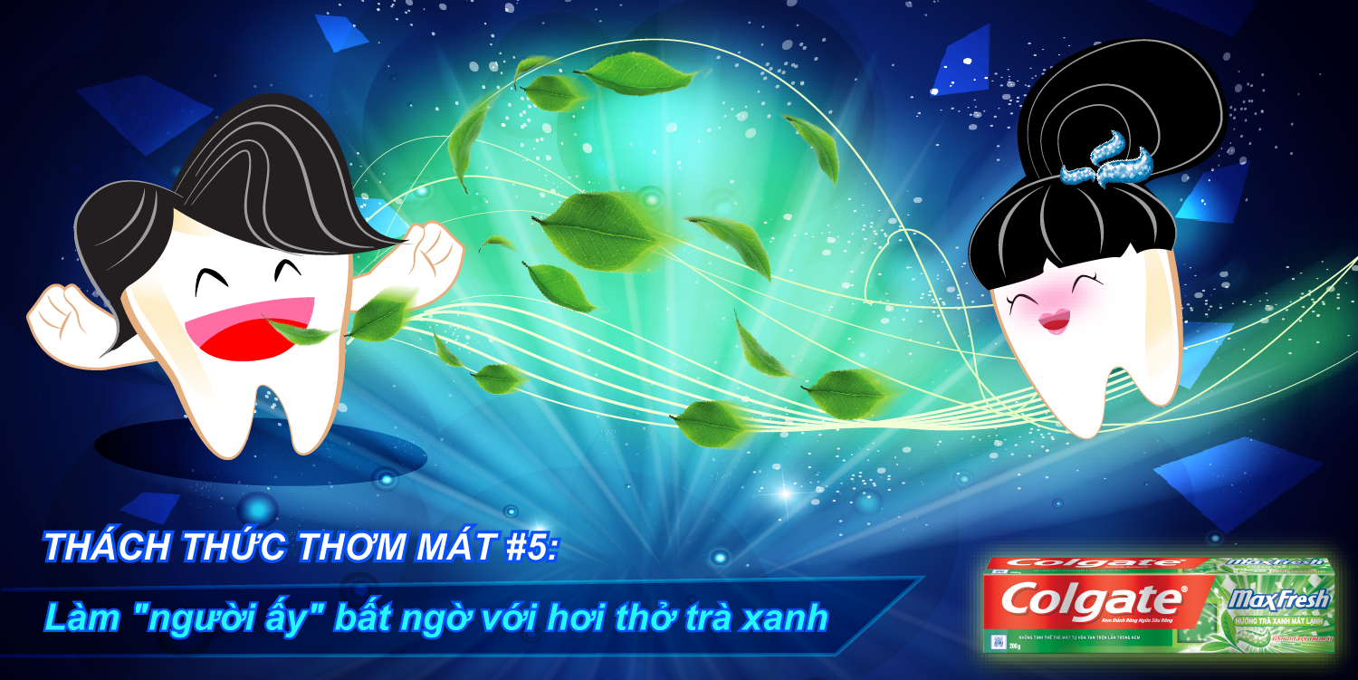 Colgate trà xanh – Chăm sóc toàn diện cho răng miệng, với hơi thở thơm mát lâu dài