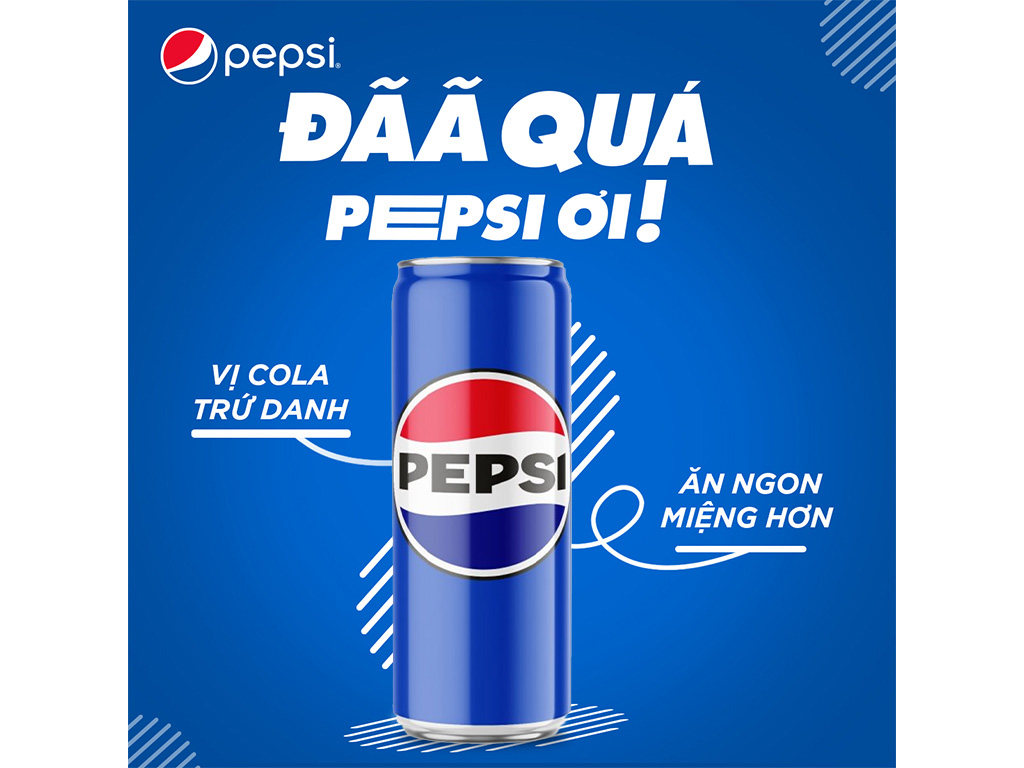 Pepsi - Thức uống giải khát tuyệt vời cho những ngày hè nóng bức và sôi động