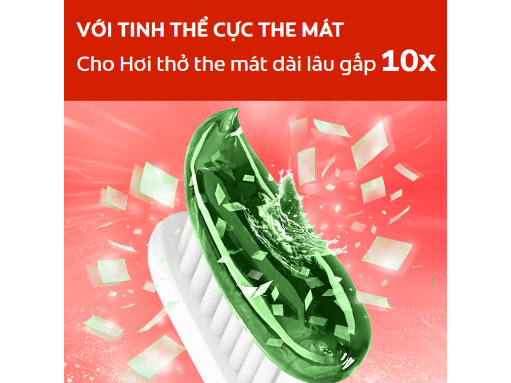 Colgate trà xanh – Chăm sóc toàn diện cho răng miệng, với hơi thở thơm mát lâu dài