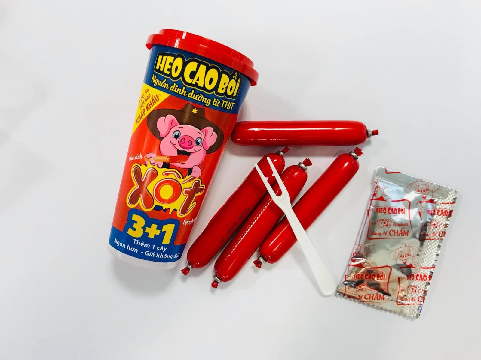 Xúc xích heo cao bồi - Nguồn dinh dưỡng từ thịt