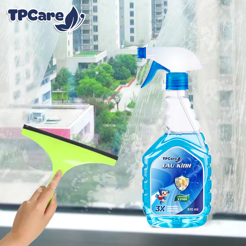 Nước lau kính TPCare - Giải pháp hoàn hảo cho không gian sống sạch bóng
