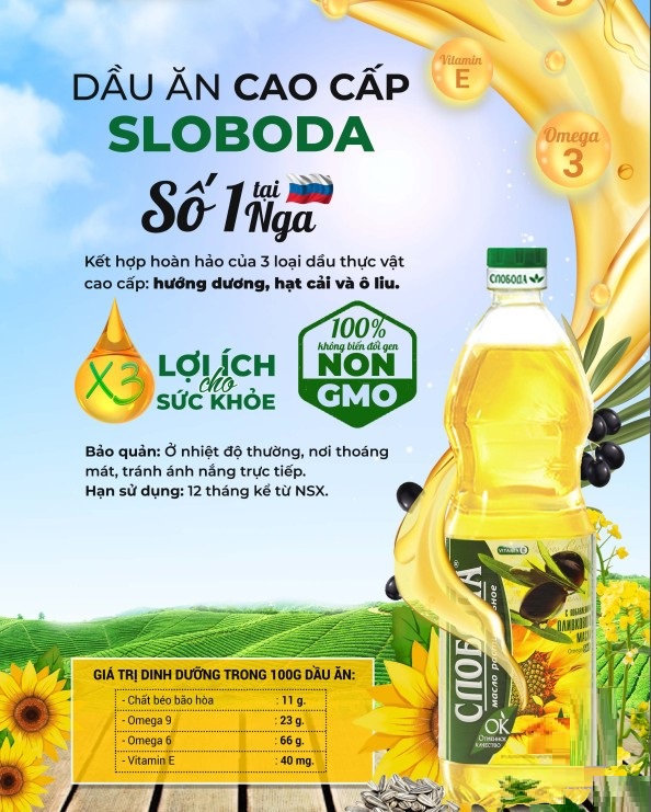 Tận hưởng sức khỏe tự nhiên với dầu hướng dương hữu cơ Sloboda Organic