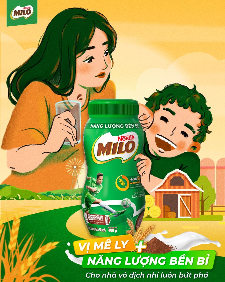 Sữa Milo - Năng lượng vượt trội cho ngày dài năng động
