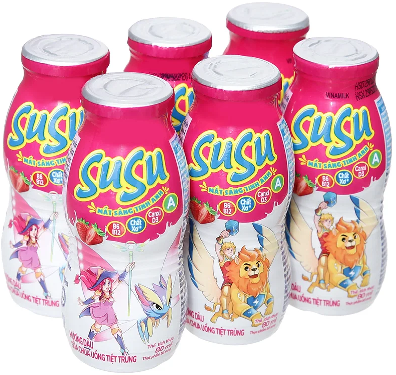 Sữa chua Susu hương dâu - Vị ngon khó cưỡng, sức khoẻ vượt trội 