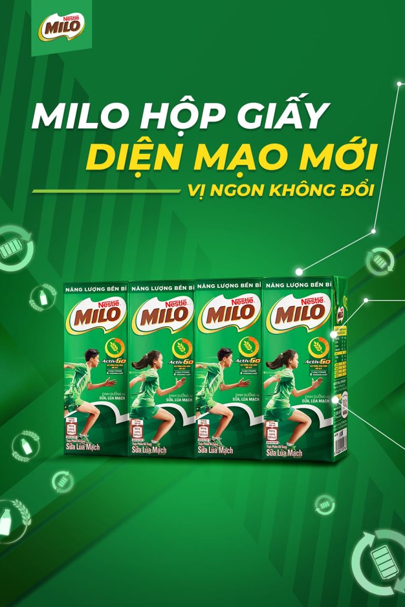 Milo - Năng lượng vượt trội cho ngày dài năng động