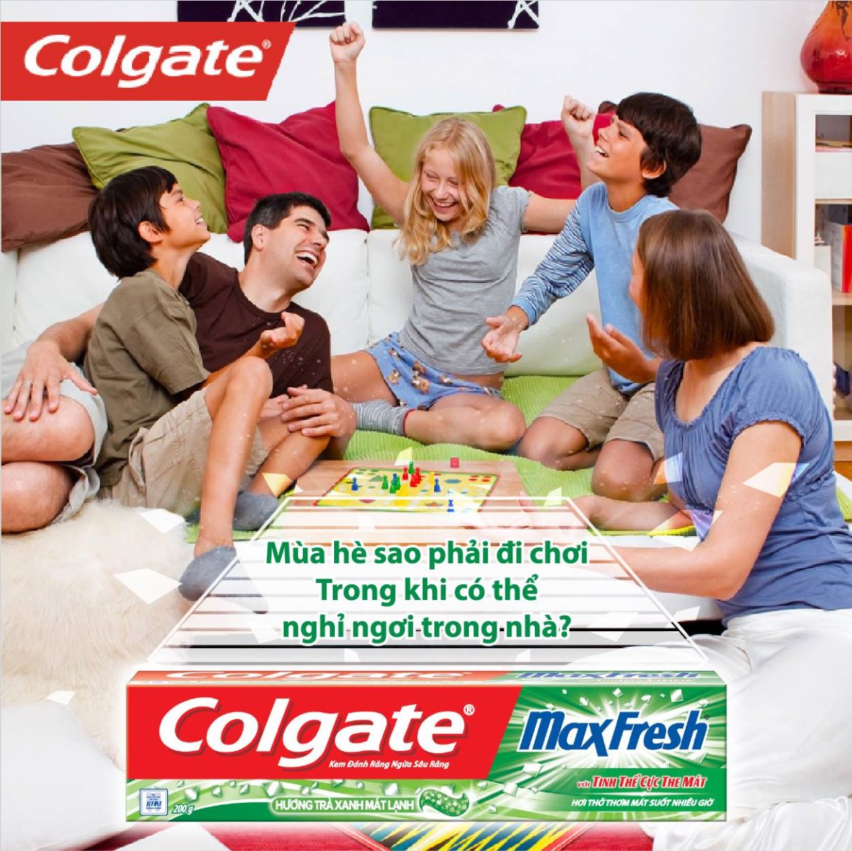 Colgate trà xanh – Chăm sóc toàn diện cho răng miệng, với hơi thở thơm mát lâu dài