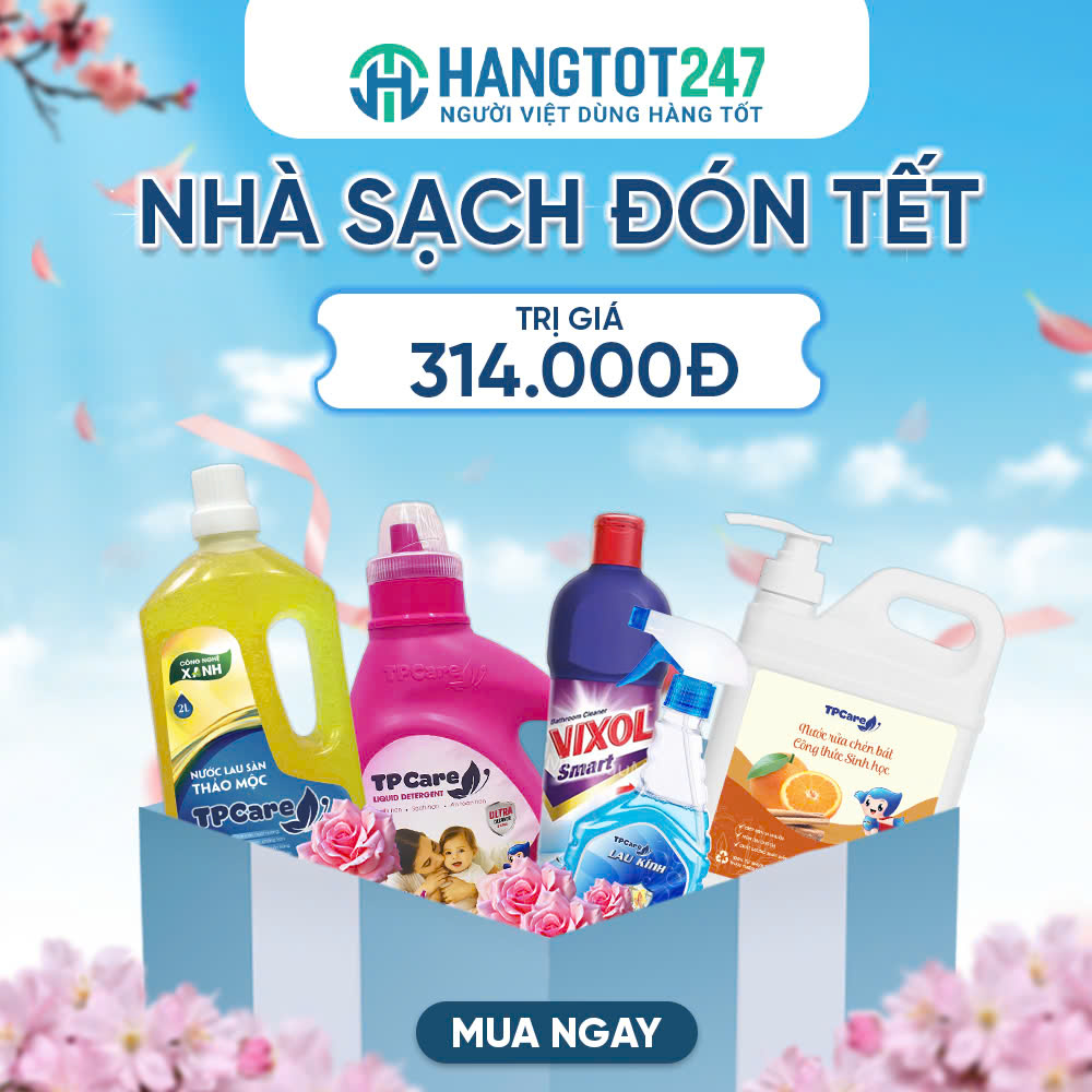 Nhà sạch đón tết cùng Hangtot247