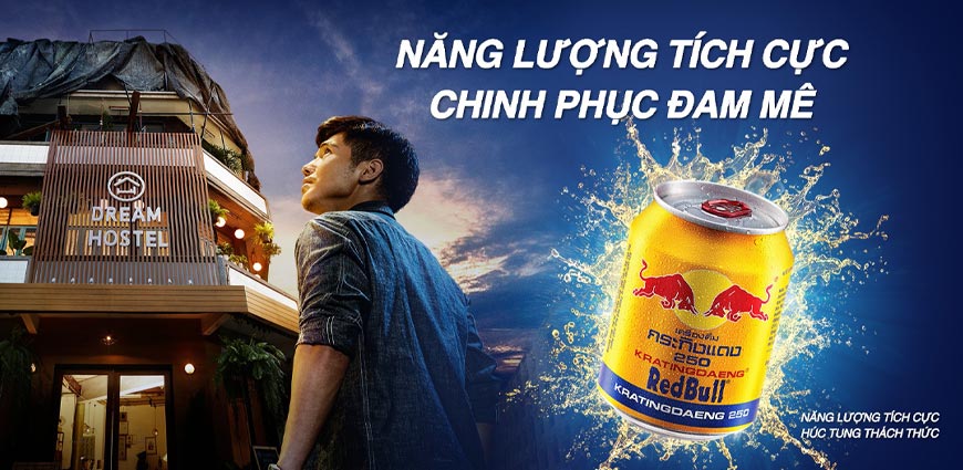 Redbull – Năng lượng mạnh mẽ, vượt qua mọi thách thức!