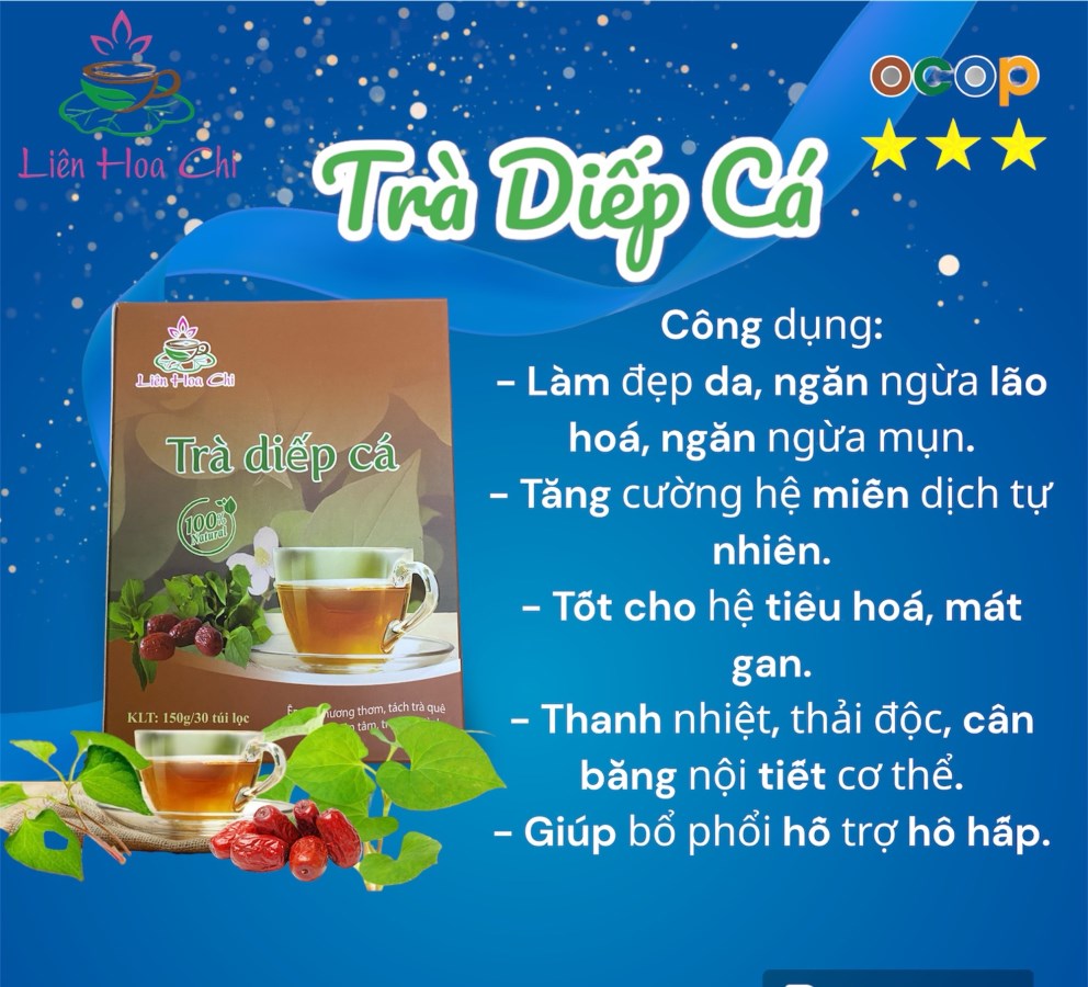 Trà diếp cá - Thức uống tự nhiên, giải nhiệt mỗi ngày