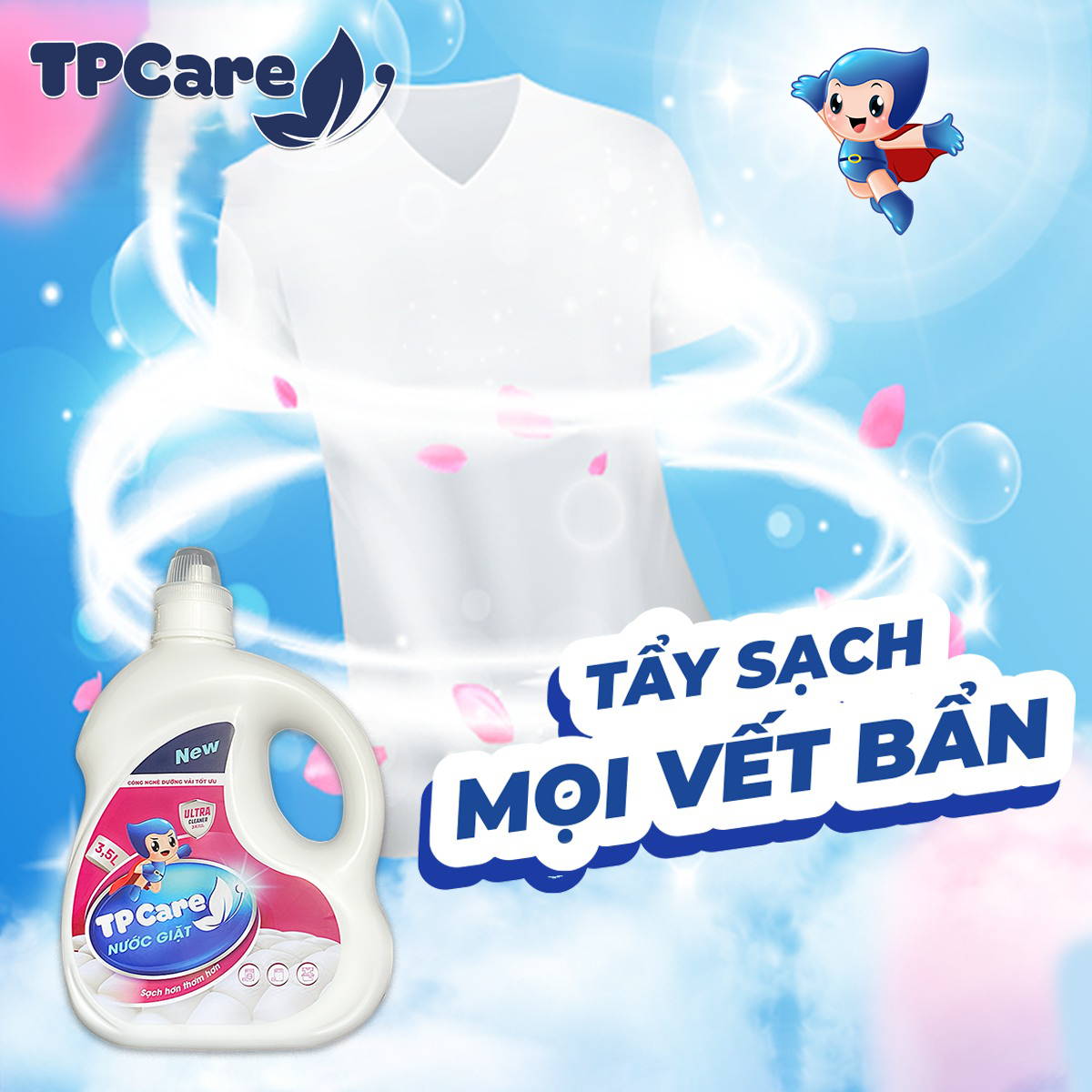 Bí quyết thơm mát cả ngày dài với nước giặt TPCare