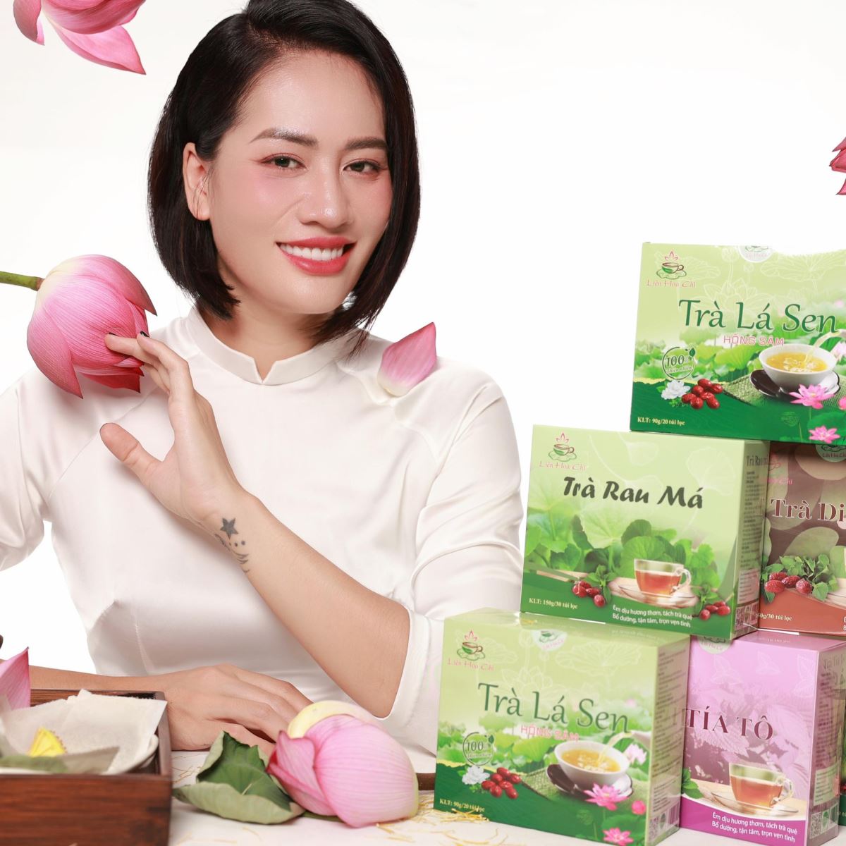  Trà rau má Liên Hoa Chi – Bí quyết giữ gìn sức khỏe và sự tươi mát mỗi ngày