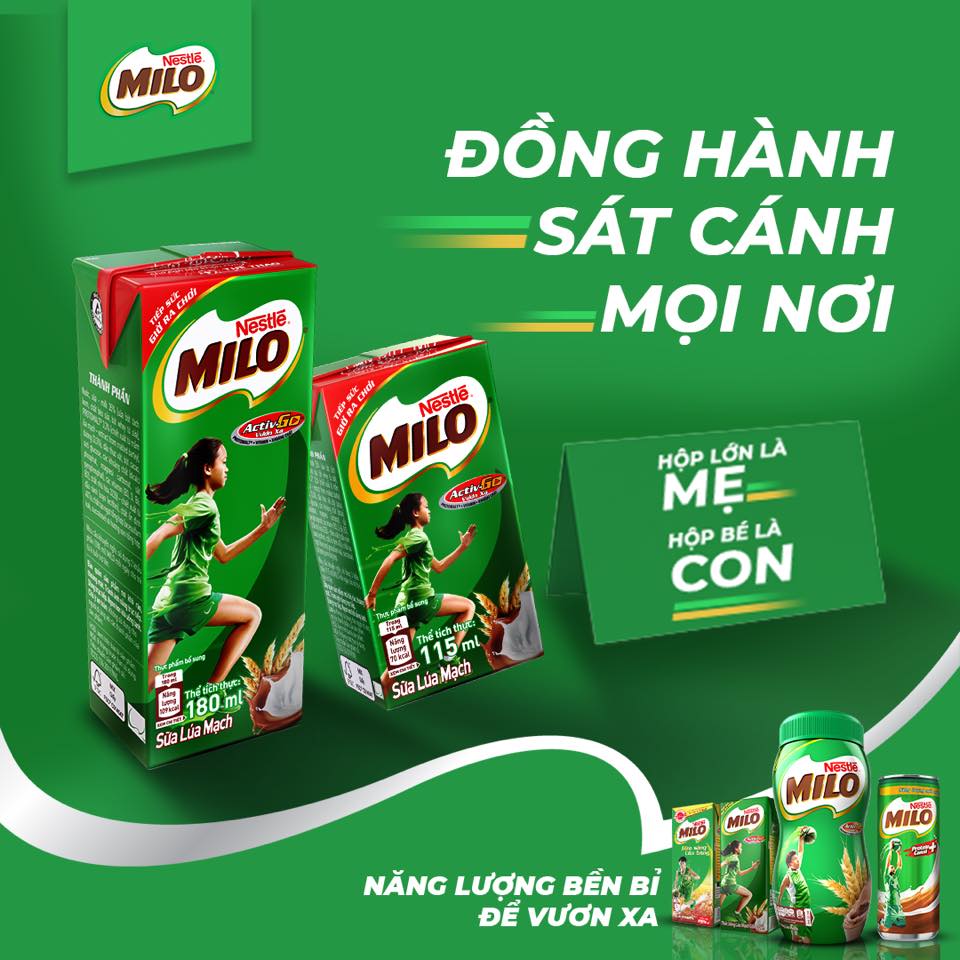 Milo - Năng lượng vượt trội cho ngày dài năng động