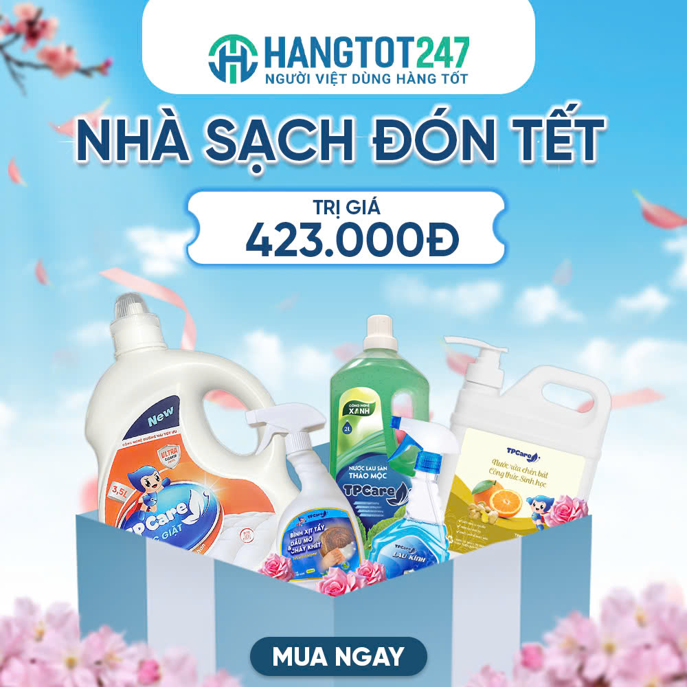 Nhà sạch đón tết cùng Hangtot247