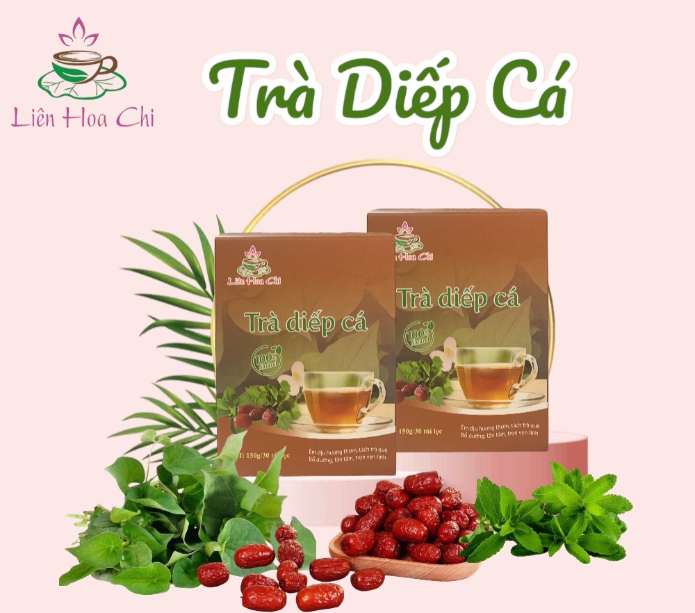 Trà diếp cá - Thức uống tự nhiên, giải nhiệt mỗi ngày