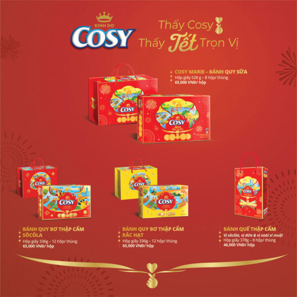 Bánh quy sữa Cosy Marie - Hương vị ngọt ngào cho mọi gia đình 