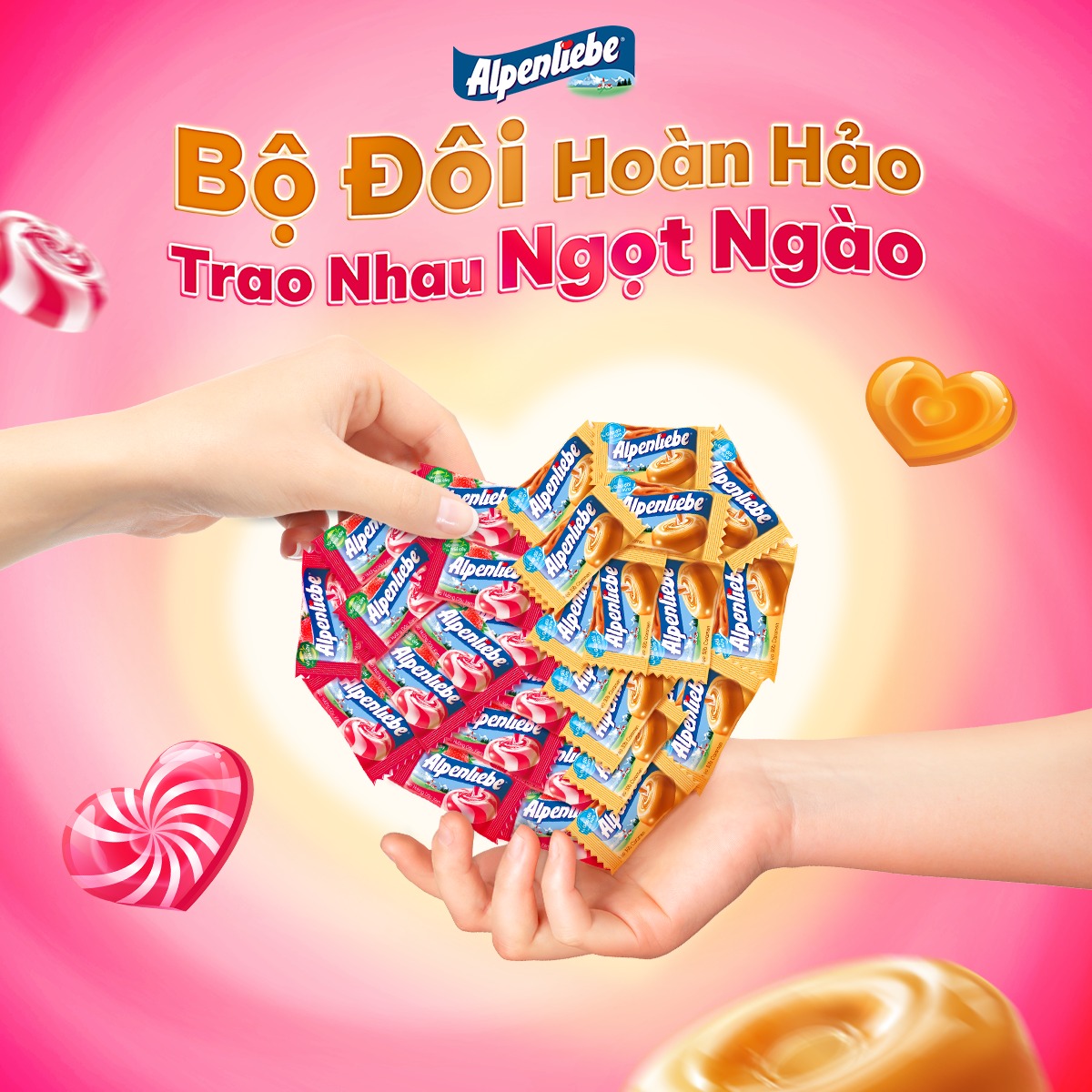 Kẹo Alpenliebe hương dâu – Ngọt ngào đậm vị, mê ngay từ lần thử đầu tiên!