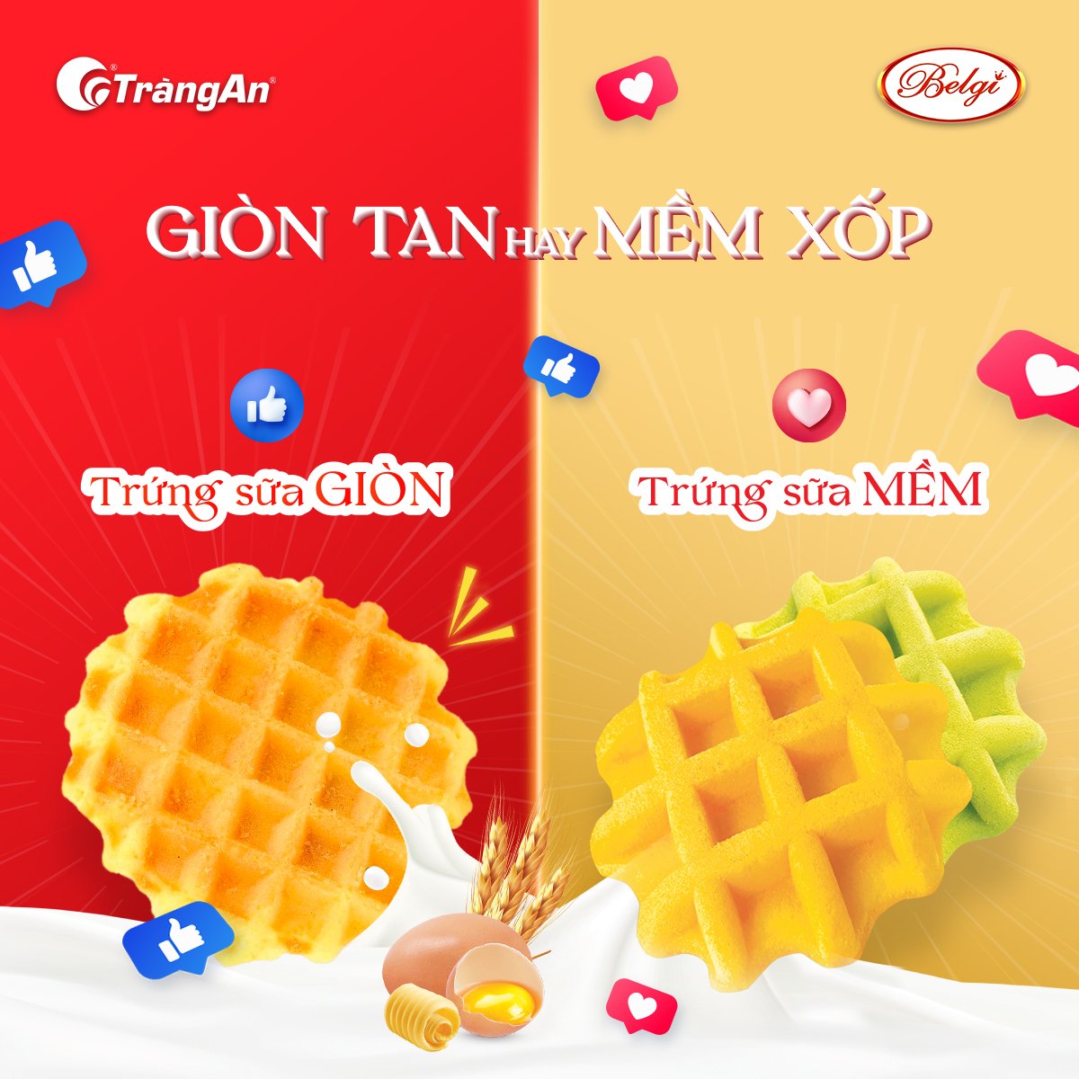 Bánh Belgi trứng sữa mềm – Lựa chọn hoàn hảo cho những khoảnh khác ngọt ngào 