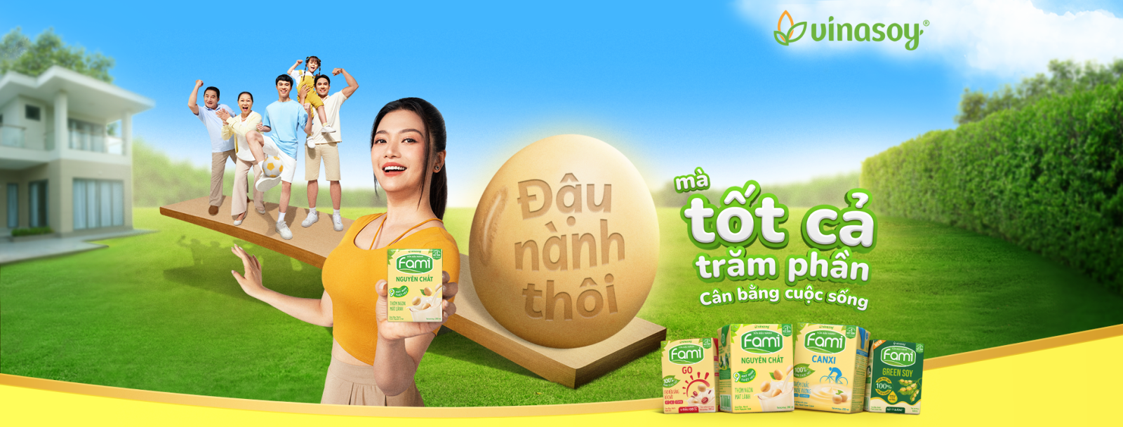 Tận hưởng một ngày tươi mới với sữa đậu nành nguyên chất Fami tốt cho sức khỏe