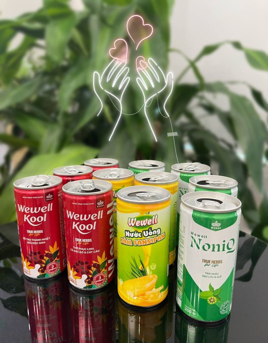 Wewell Kool - Nước uống thảo dược tự nhiên, tốt cho sức khoẻ