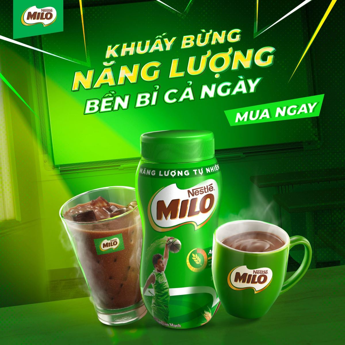 Milo - Năng lượng vượt trội cho ngày dài năng động