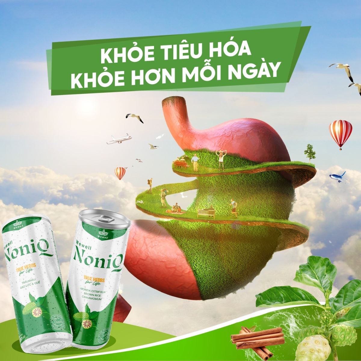 Bí quyết sống khỏe mỗi ngày cùng nước thảo mộc Wewell