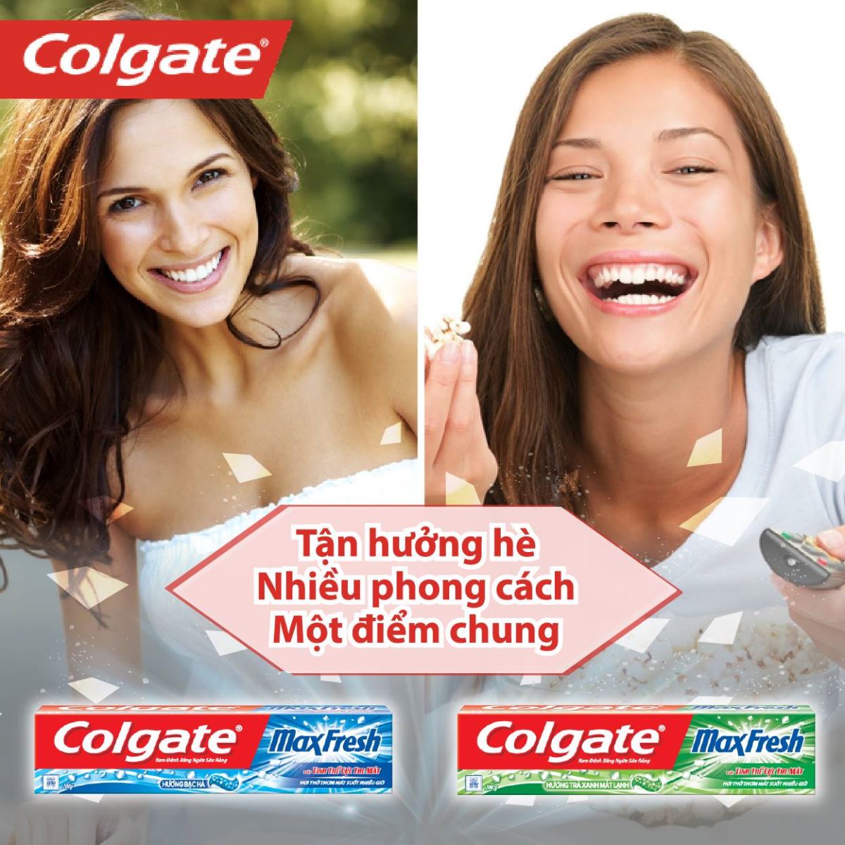 Colgate trà xanh – Chăm sóc toàn diện cho răng miệng, với hơi thở thơm mát lâu dài