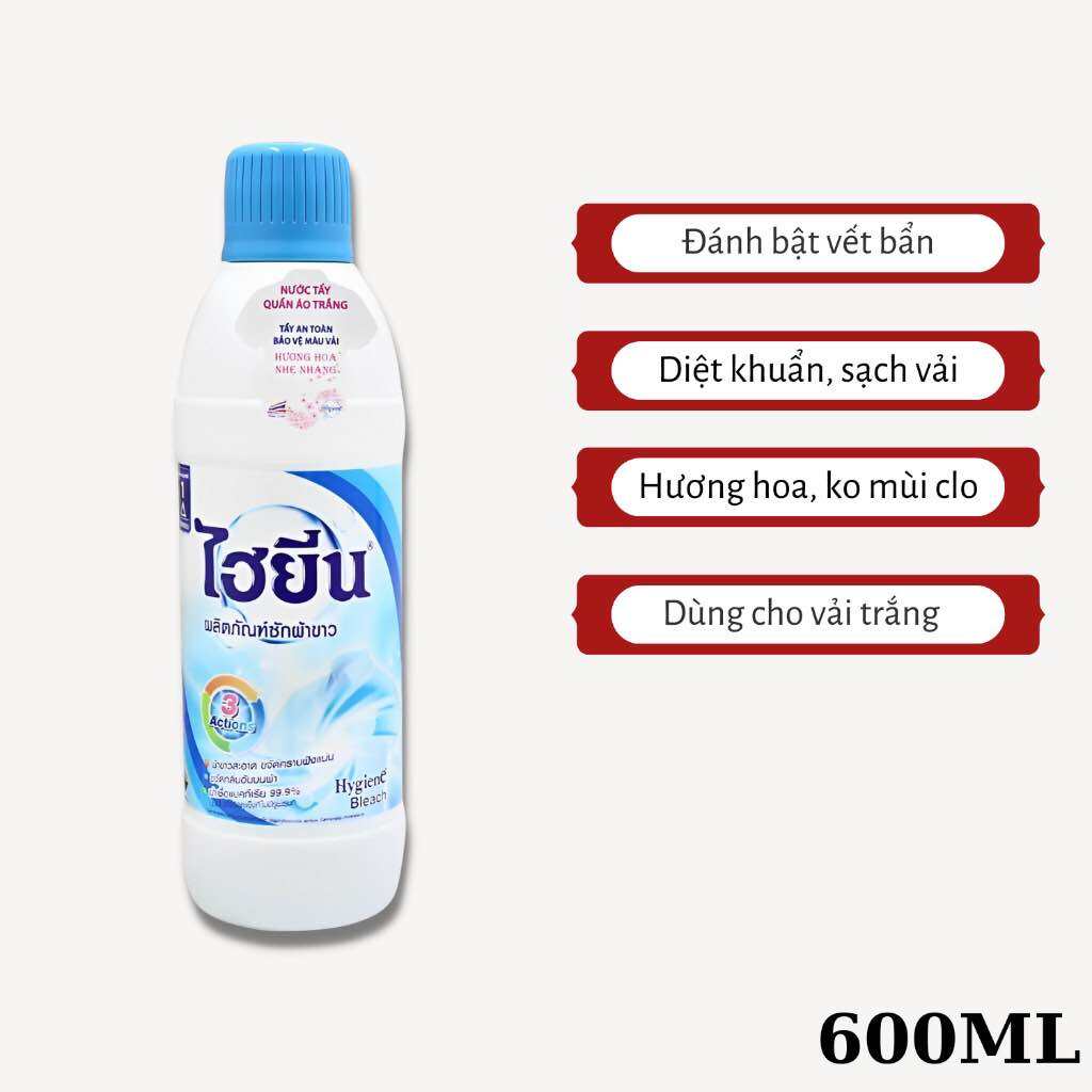 Nước tẩy quần áo Hygiene - Mang đến sự tự tin với quần áo sạch bong, thơm mát