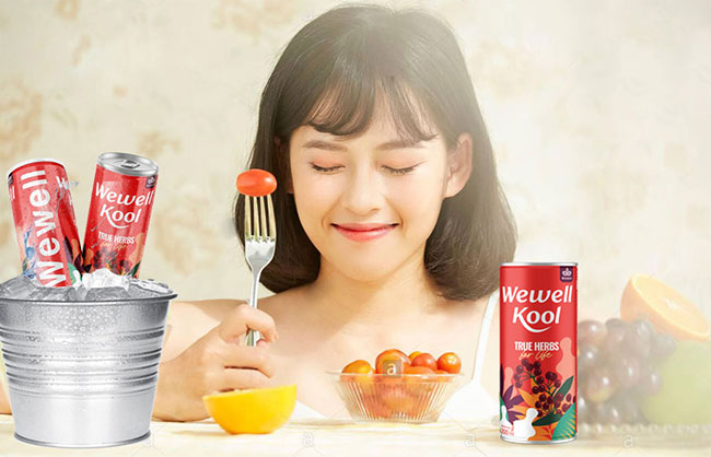 Wewell Kool - Nước uống thảo dược tự nhiên, tốt cho sức khoẻ