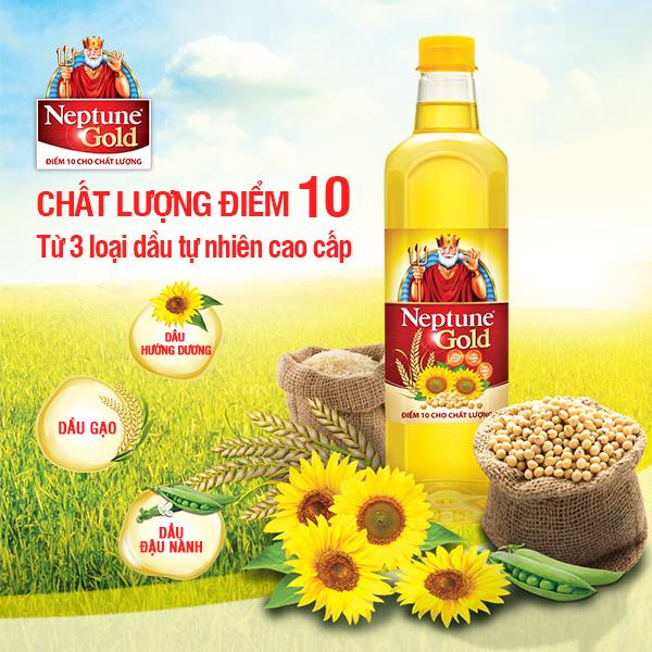 Dầu ăn Neptune Light – Lựa chọn hoàn hảo cho món ăn nhẹ nhàng và dinh dưỡng