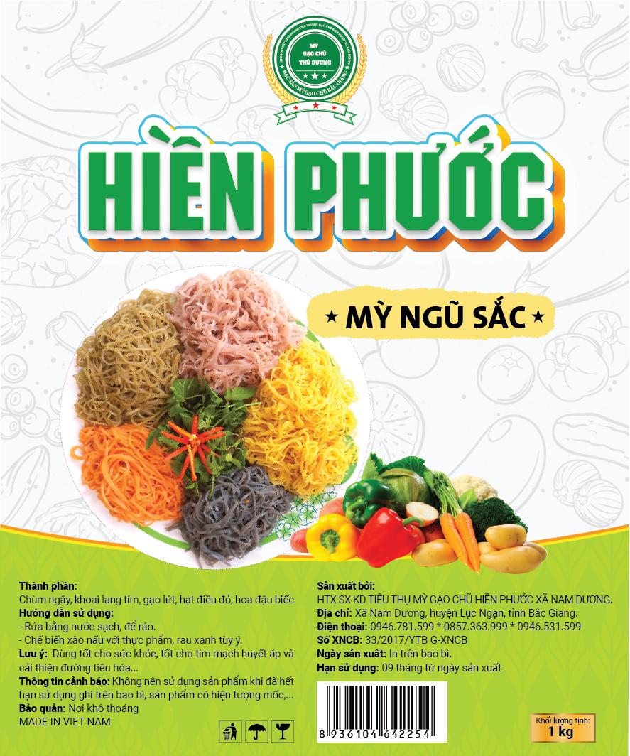 Mỳ chũ ngũ sắc Hiền Phước – Bữa ăn đậm đà, dinh dưỡng cho cả gia đình