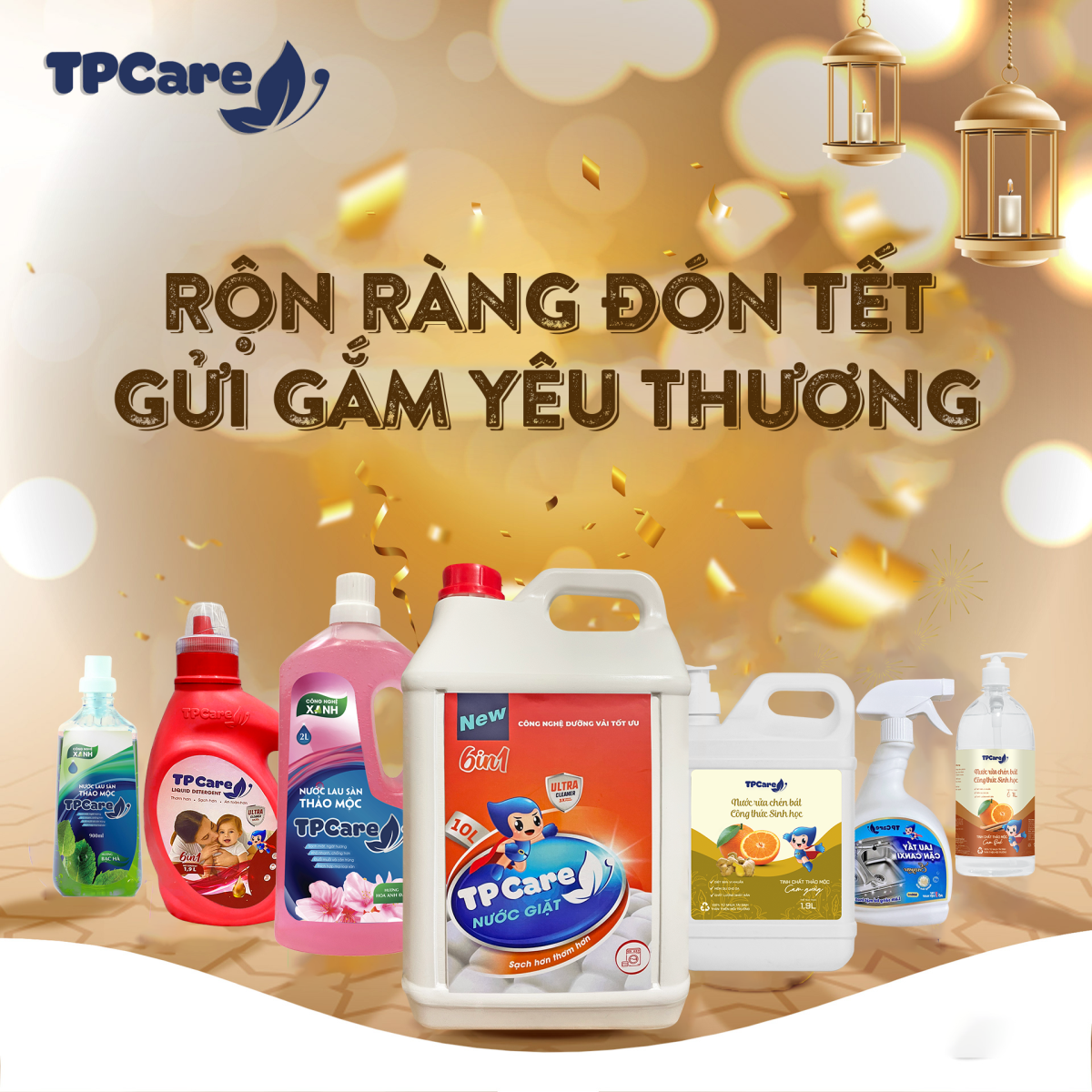 Bạn mơ có ngôi nhà sạch sẽ? Bắt đầu với bộ sản phẩm TPCare