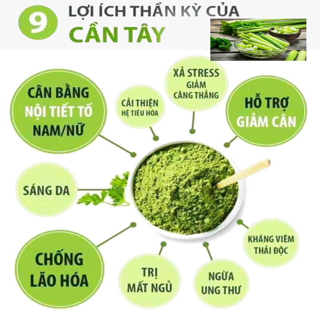 Trà cần tây Liên Hoa Chi - Bí quyết cho giấc ngủ sâu và ngon