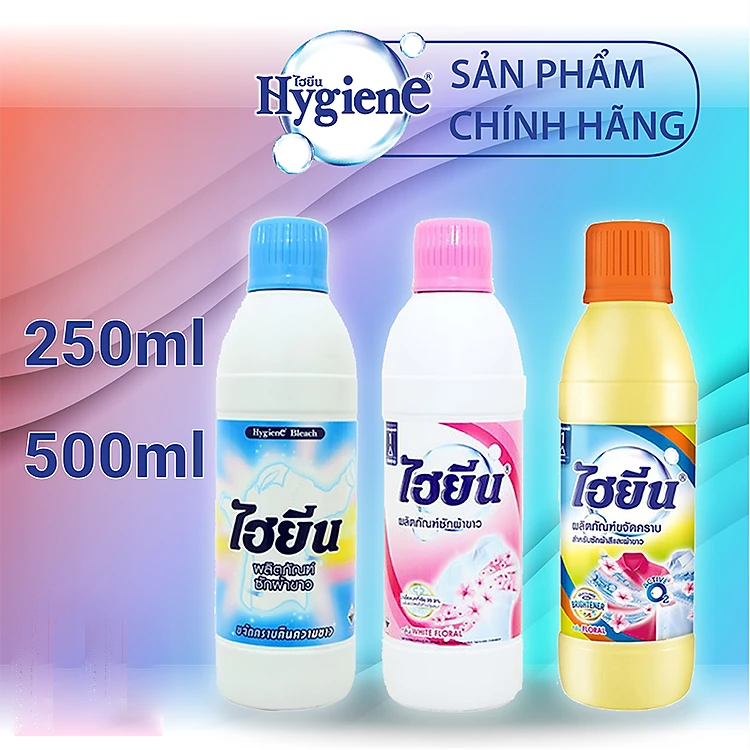 Nước tẩy quần áo Hygiene - Mang đến sự tự tin với quần áo sạch bong, thơm mát
