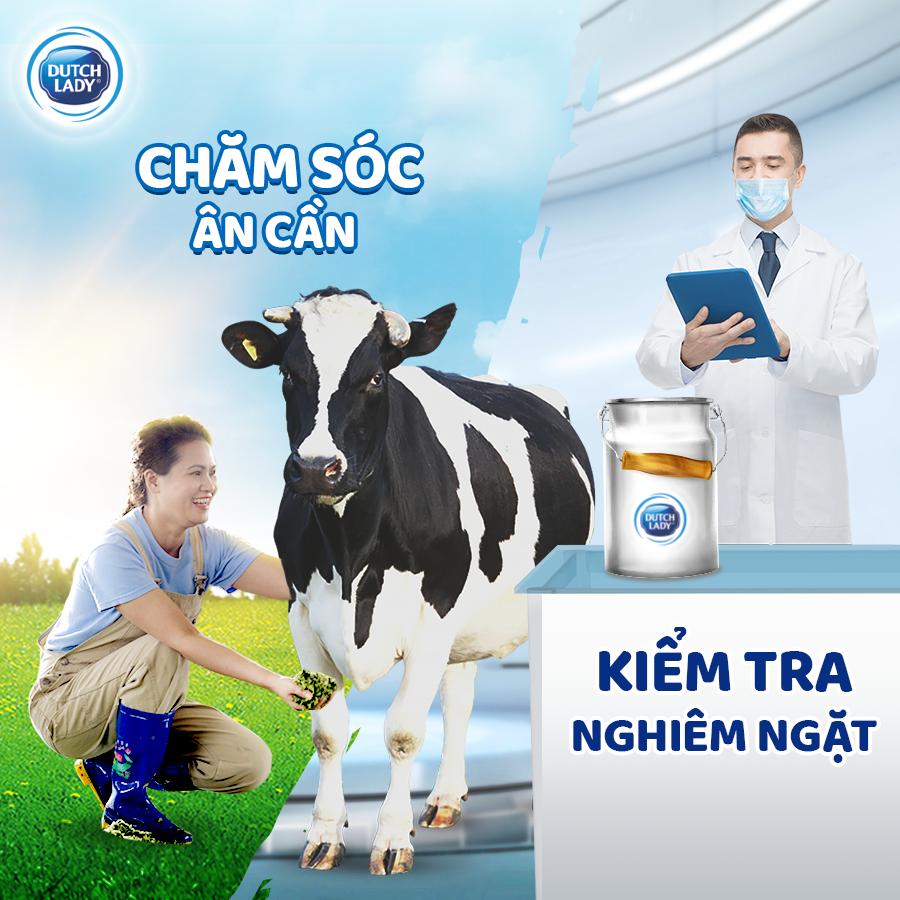 Khởi đầu ngày mới khỏe mạnh với sữa tươi tiệt trùng Dutch Lady