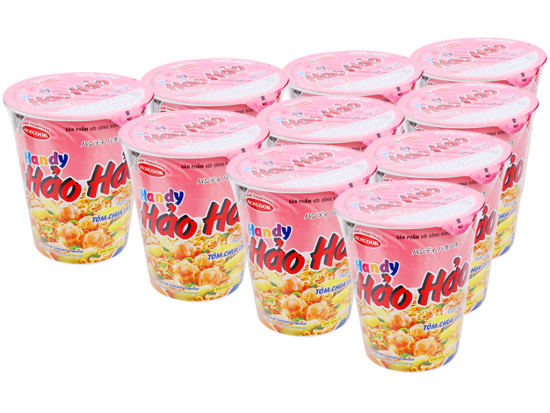 Mì ly Handy Hảo Hảo - Bữa ăn nhanh với hương vị tôm chua cay hoàn hảo