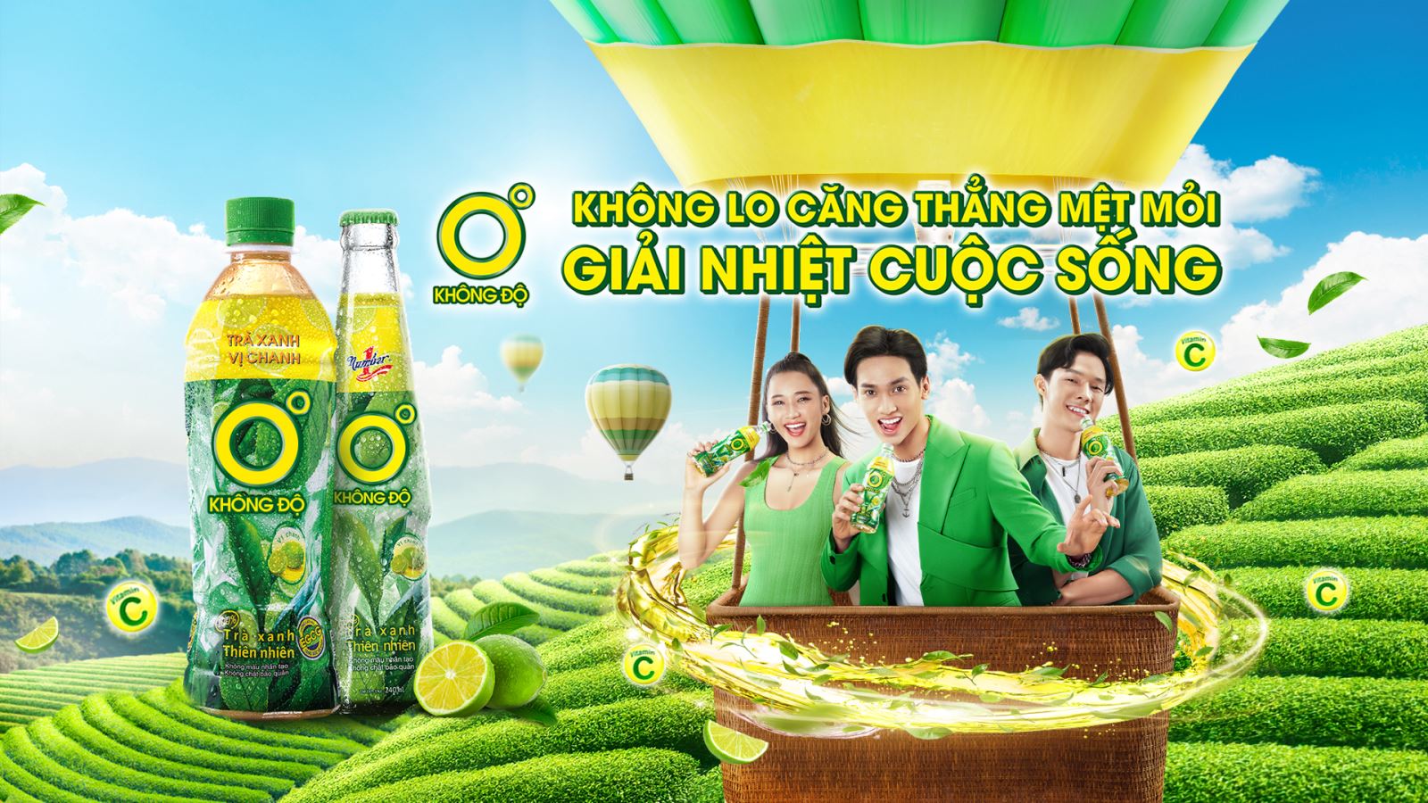 Trà xanh không độ - không lo căng thẳng mệt mỏi, giải nhiệt cuộc sống