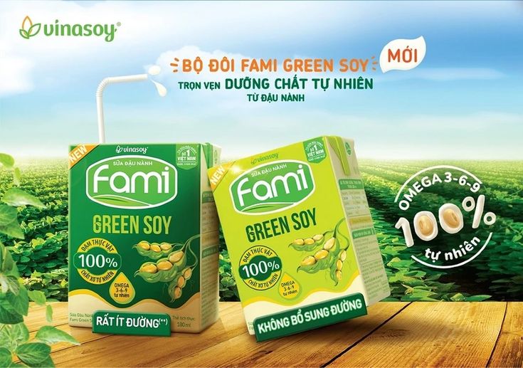 Tận hưởng một ngày tươi mới với sữa đậu nành nguyên chất Fami tốt cho sức khỏe